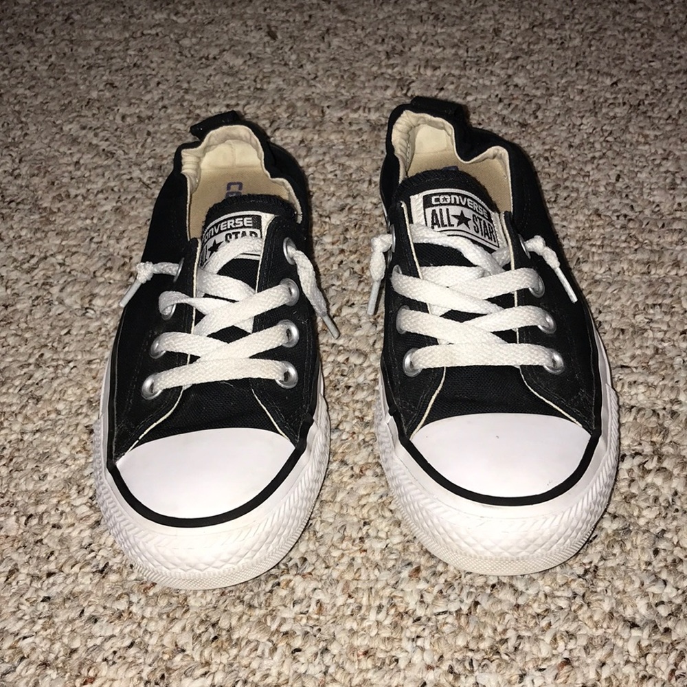 Black Slip on Converse